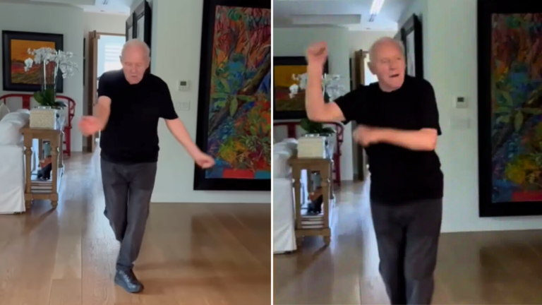 Actor Anthony Hopkins dances Greek syrtaki in viral video
