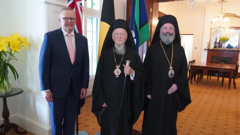 Ecumenical Patriarch Bartholomew meets with political leaders in Sydney