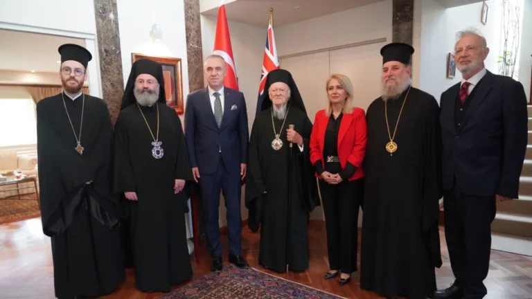 Ecumenical Patriarch meets with Turkish, Greek leaders and the NSW Premier