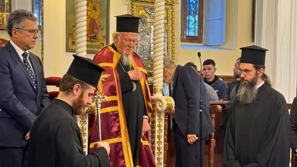 Ecumenical Patriarch Bartholomew leads Divine Liturgy at Panagia Balinos Church