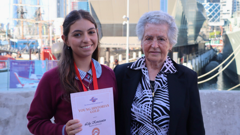 Lily Konstantin wins Australian History Challenge with piece focused on migration