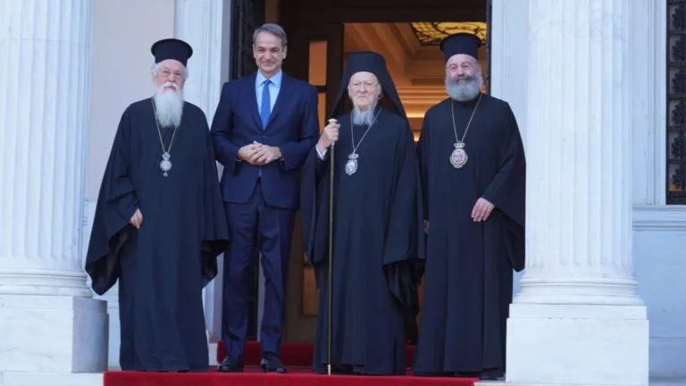 Greece’s Prime Minister meets with Ecumenical Patriarch Bartholomew