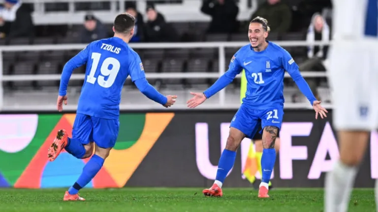Mouzakitis makes history as Greece secures 2-0 victory over Finland