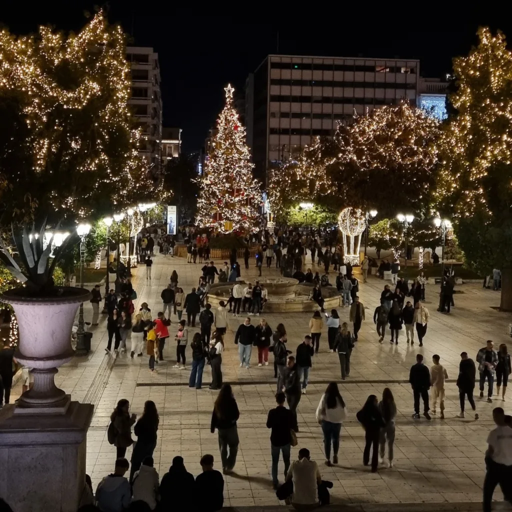 Athens taken on Eleni Lykopandis' 2023 Christmas trip