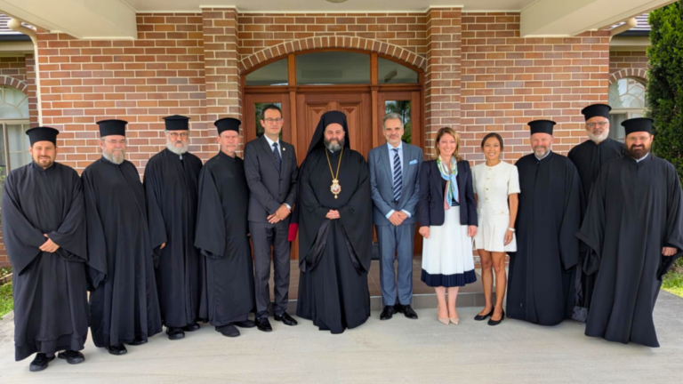 Ambassador of Greece in Australia visits offices of the Brisbane Diocese