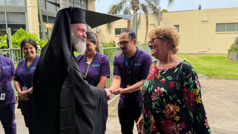 Archbishop Makarios of Australia visits St Basil’s in Fawkner