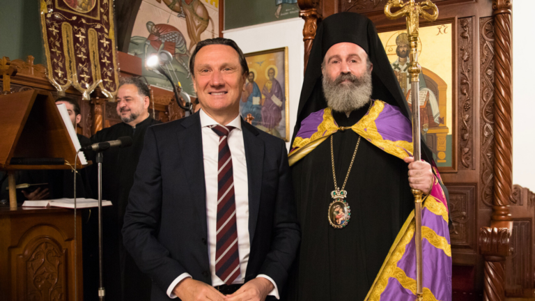 Archbishop Makarios makes historic visit to Saint Eleftherios Church in Melbourne