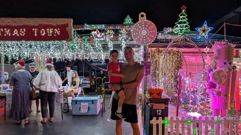 Deck the Halls: Alex Mangos lights up Sydney’s Oran Park