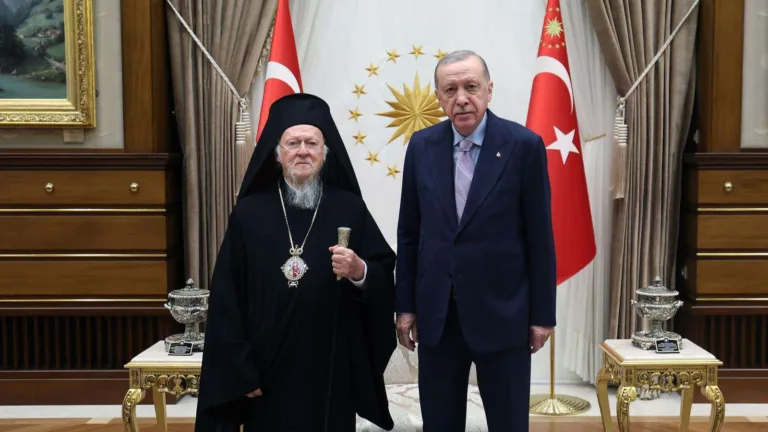 Ecumenical Patriarch Bartholomew meets with Turkey’s President Erdogan