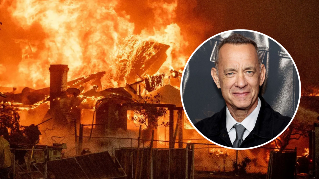 tom hanks la fires