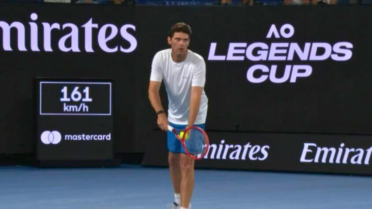 Philippoussis and Baghdatis spark thrills in Australian Open Legends doubles clash