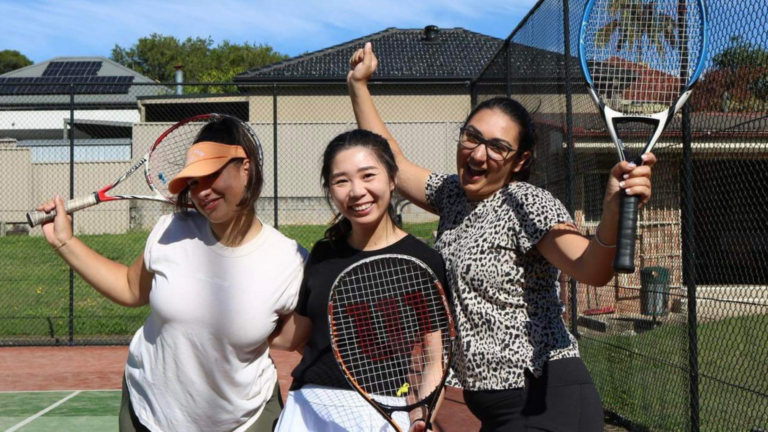 Evangelia Stivactas inspires young women to get fit with free group tennis sessions