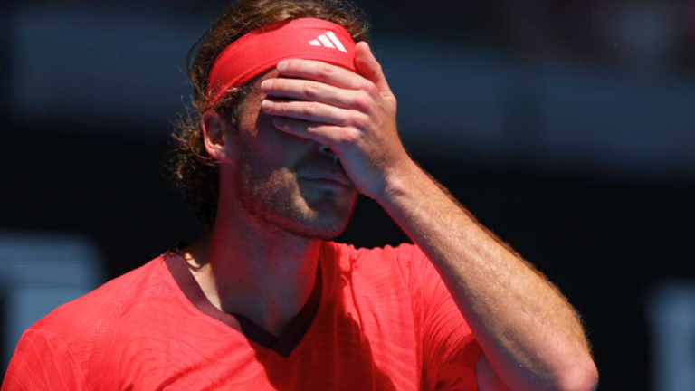 Stefanos Tsitsipas attributes early Australian Open exit to ‘karma’