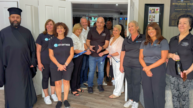 Mytilenian house in Sydney becomes home to Eremea Services in a heartfelt community launch