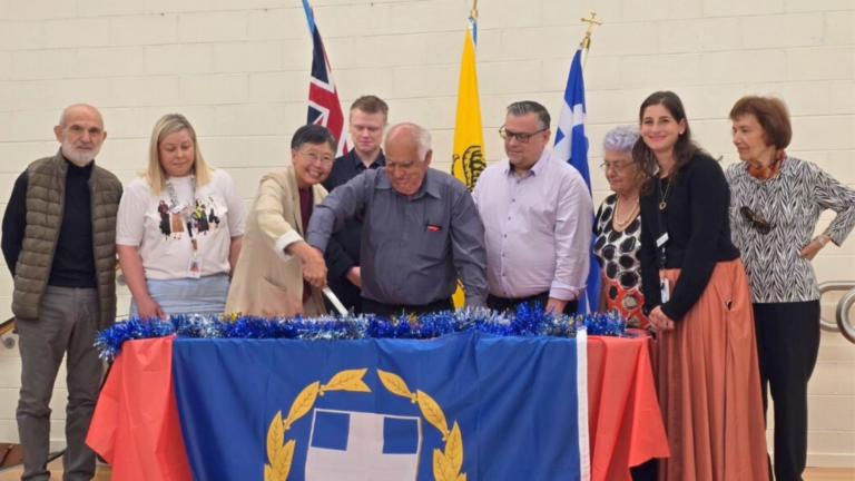 Federation of Greek Elderly Citizen Clubs of Melbourne & Victoria host Vasilopita cutting event