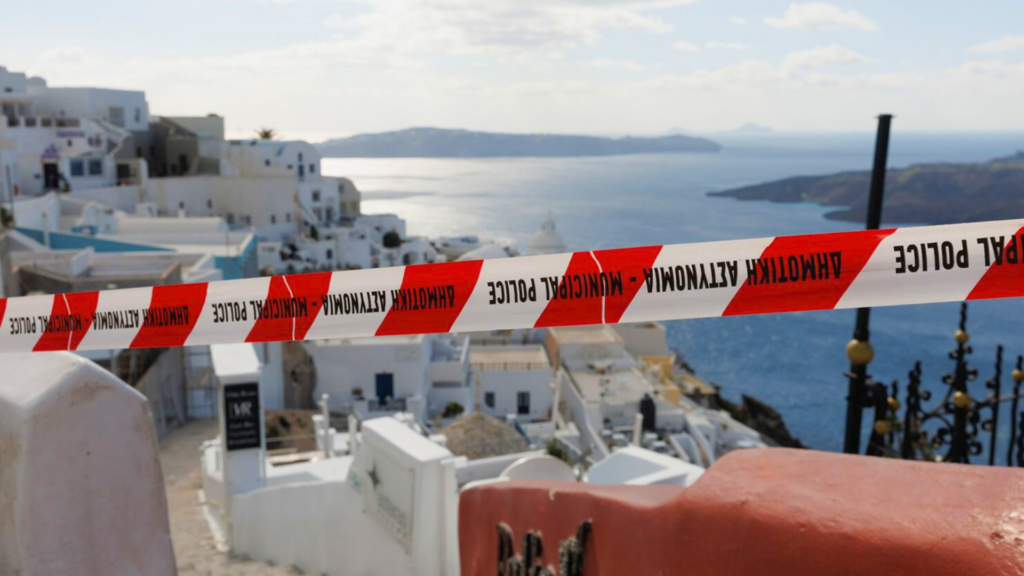 Experts 'cannot rule out volcanic eruption' as earthquakes continue to hit Santorini