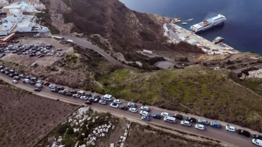 Mass exodus from Santorini as earthquake swarm continues