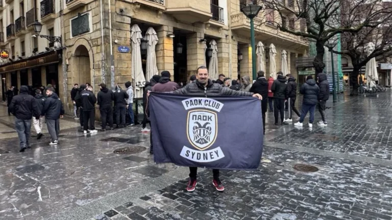From Sydney to San Sebastián: 10,700 kilometers of passion for PAOK