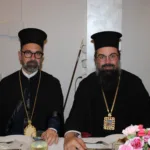 Metropolitan Iakovos of Ireland and Bishop Evmenios