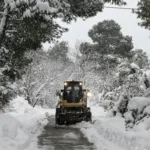 snowfall greece