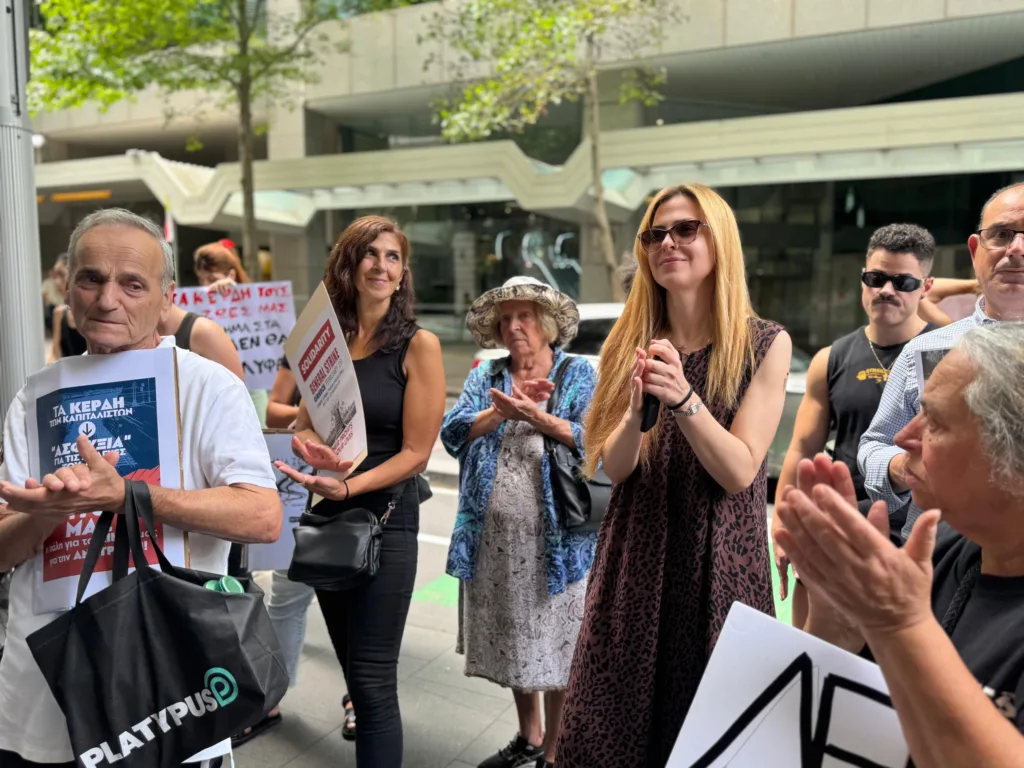 sydney protests from tempi train tragedy