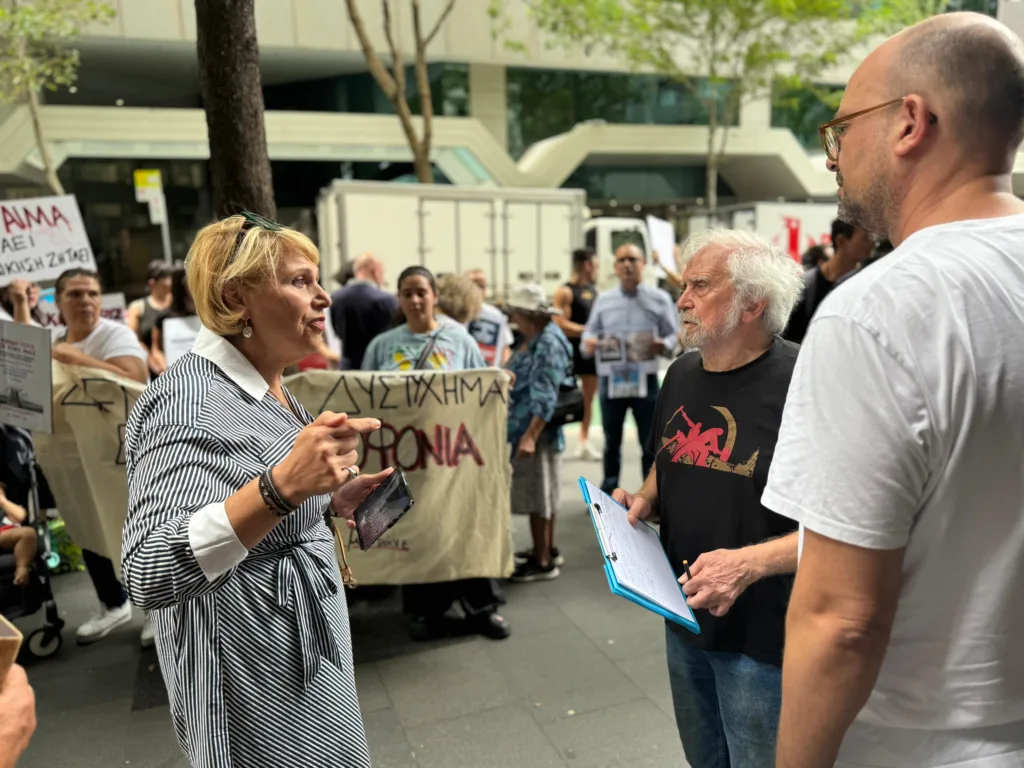 sydney protests from tempi train tragedy