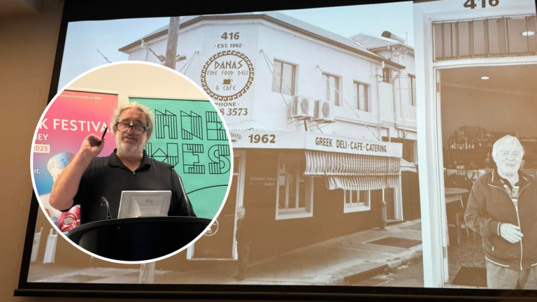 Standing room only at Marrickville Library for ‘Little Greece’ talk