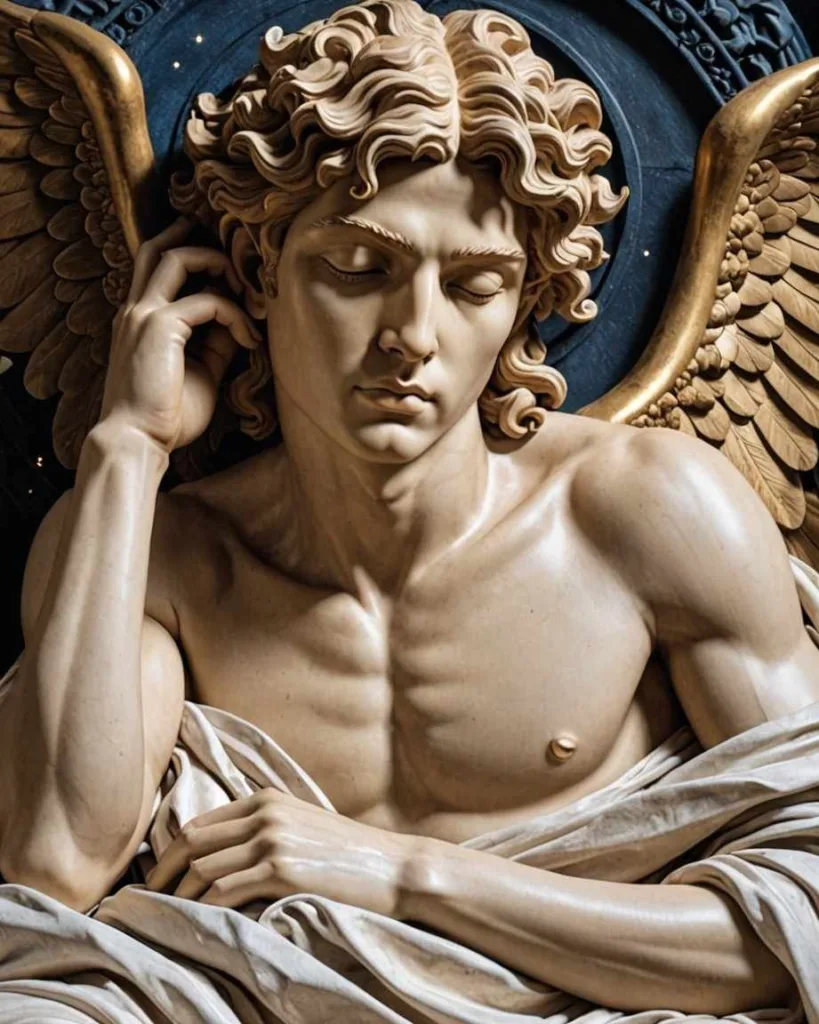 Hypnos, the god of sleep, was the fatherless son of Nyx (Night), and lived in a cave on the island of Lemnos