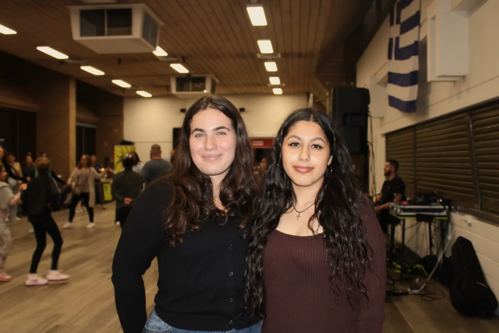 Co-Presidents Angelica Spiliopoulos-Angsiting and Eleni Lykopandis