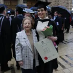 Lawyer Julia Zisos with her yiayia Eleni Loutas.