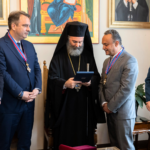 Archbishop Makarios of Australia meets with Greek Parliament delegation