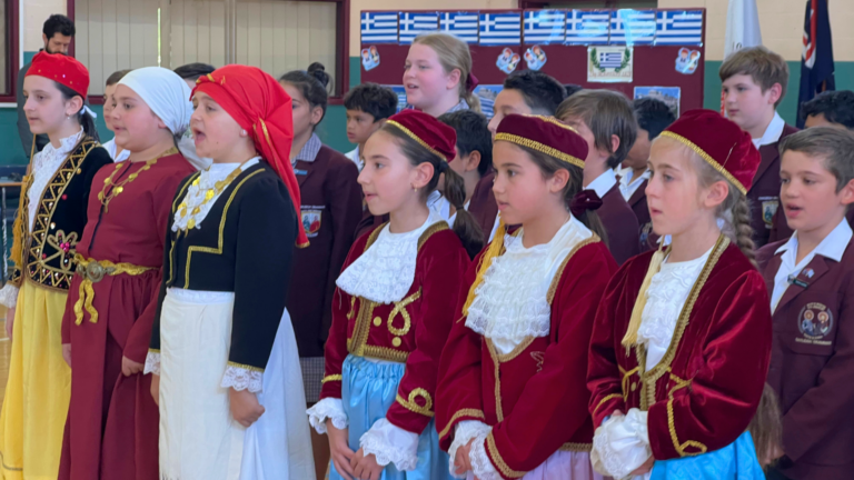 Oakleigh Grammar celebrates Greek Independence Day at a special assembly