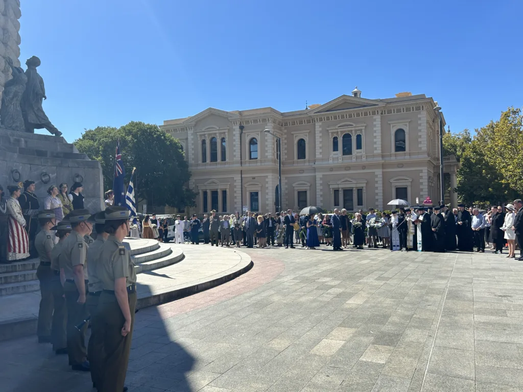 Memorial service officiated by His Grace Bishop Silouan of Adelaide