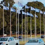 canberra greek flags