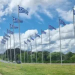greek flags in canberra