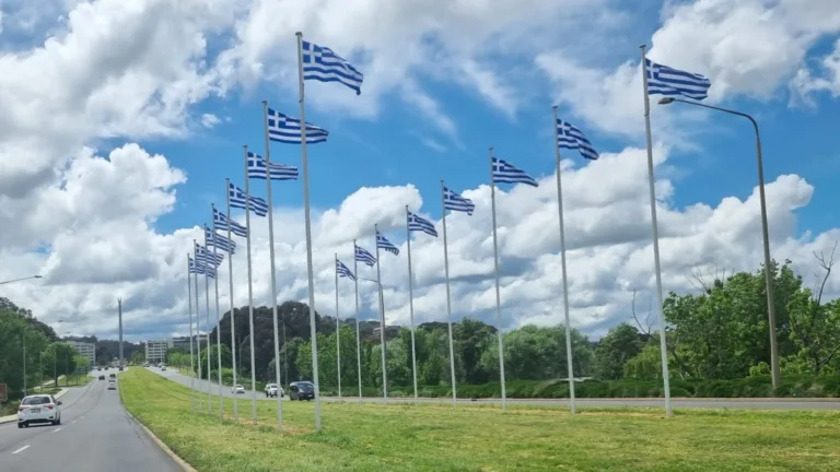 Canberra to shine blue and white in celebration of Greek Independence Day