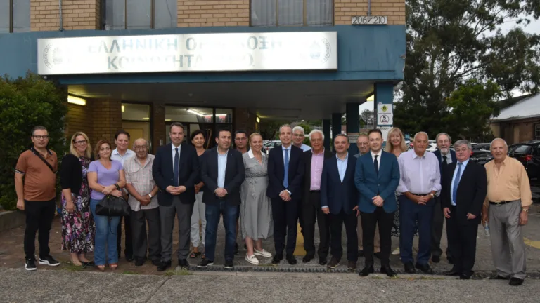 Hellenic Parliament delegation visits the Greek Orthodox Community of NSW