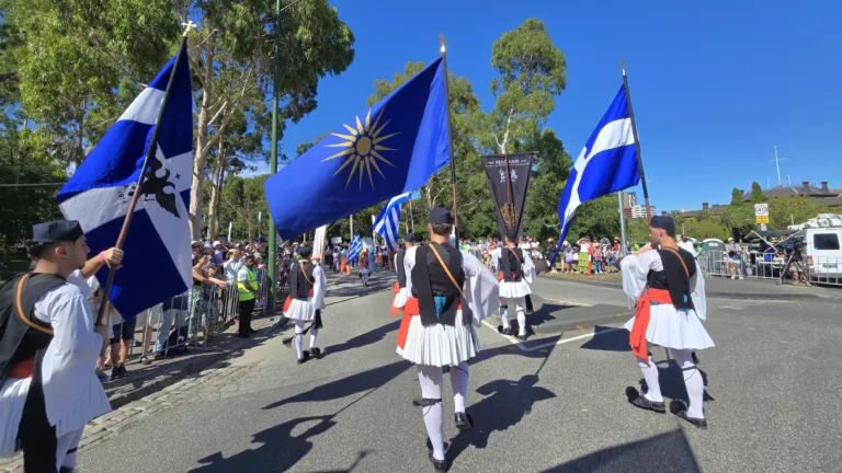 MANASIS revives Greek culture at Moomba Parade after 31-year absence