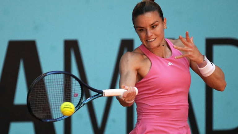 Maria Sakkari advances to Madrid Open second round with hard-fought win