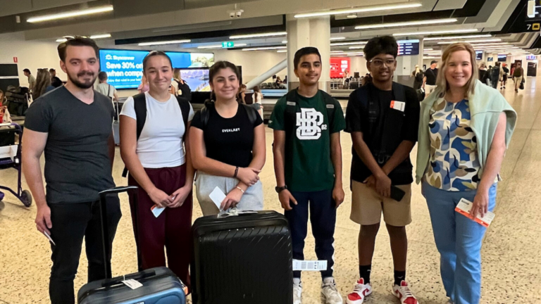 Oakleigh Grammar students inspired by Round Square Footprints of Unity Conference