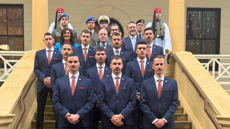 NSW Parliament welcomes the Hellenic Presidential Guard
