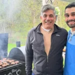Haralambos and his theio John Georgantas easter pic