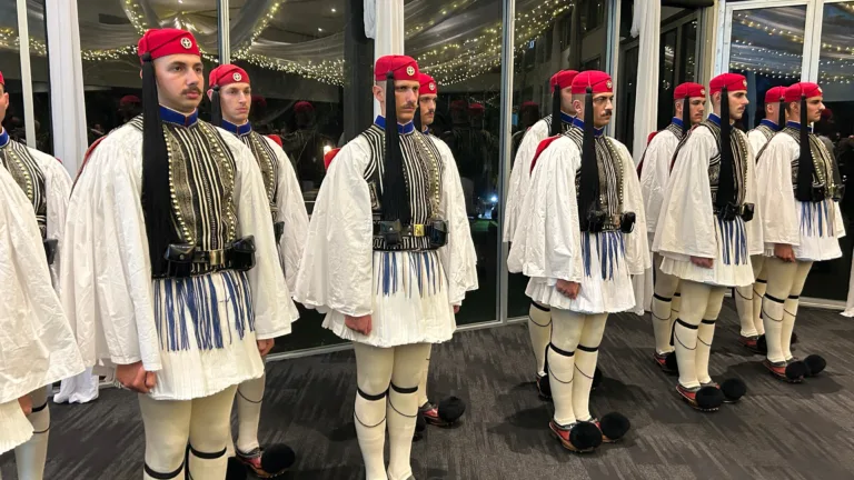 History and heritage united: Evzones receive warm reception in South Australia