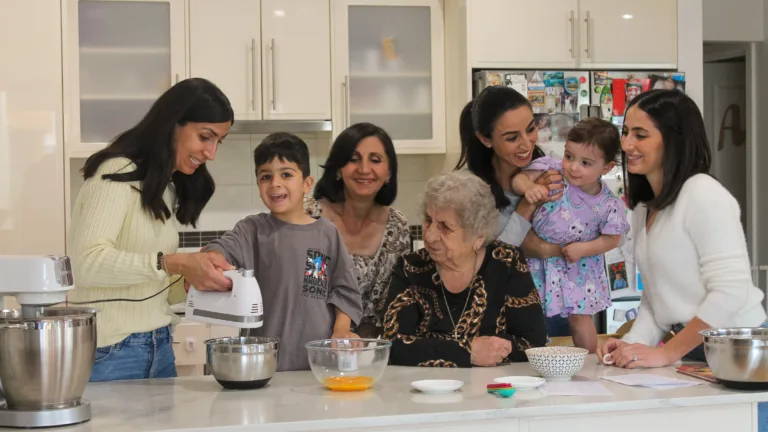 Intergenerational Greek family share their cherished koulouria recipe