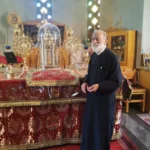 Katherine’s dad in church
