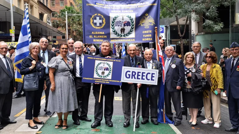 Community pride as Greek Australians honour ANZACs at Sydney march