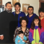 katherine’s 2 brothers, mum dad, her sister inlaw & 1st grandchild of the family (2) (1)