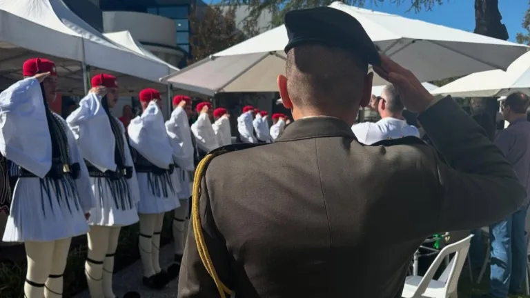 Waves of pride as the Evzones conclude their visit to South Australia