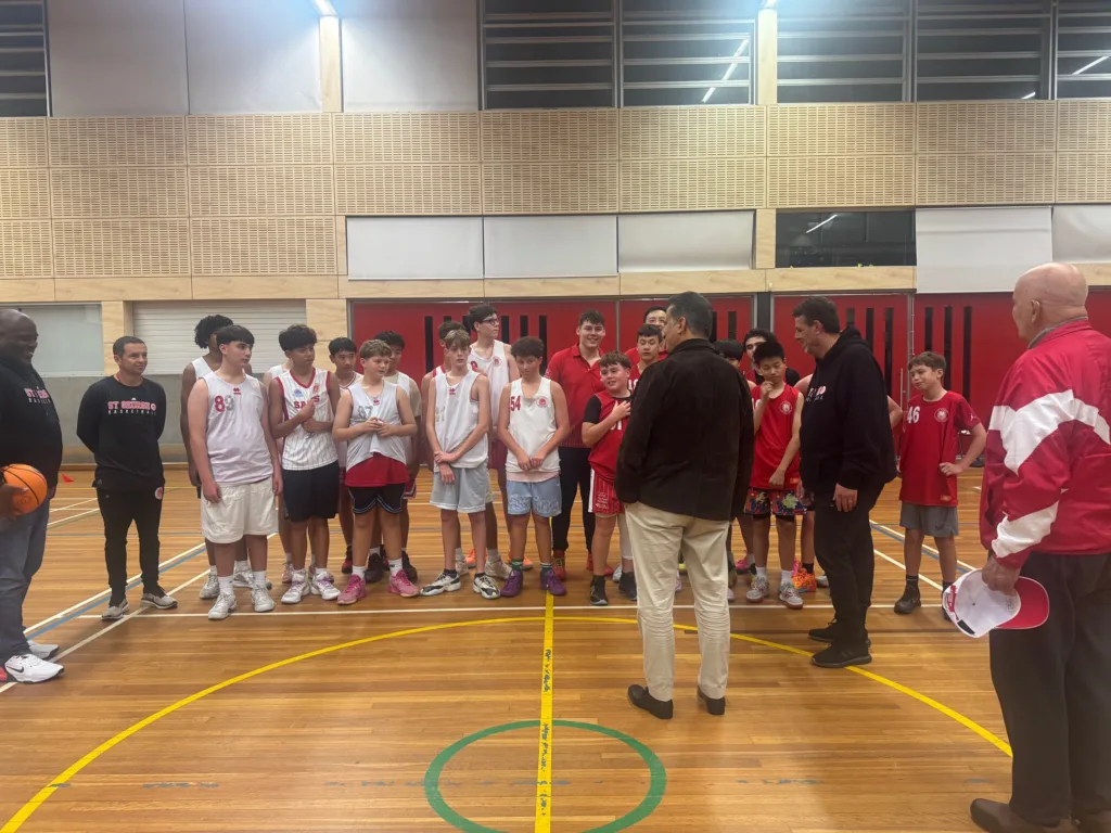 President of European basketball giants Panathinaikos visits St George Basketball