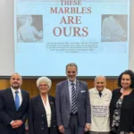 Powerful call for justice as Emanuel Comino AM gives Parthenon Marbles lecture in Canberra
